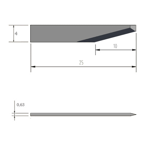 Summa 500-9813 Carbide Knife Blade