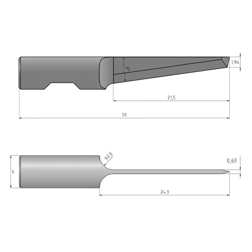 Summa 500-9830 Carbide Knife Blade