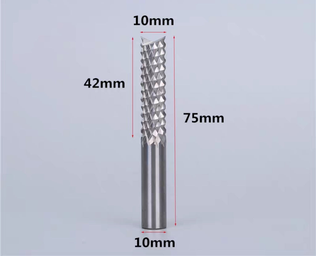 Corn end mill for carbonfiber