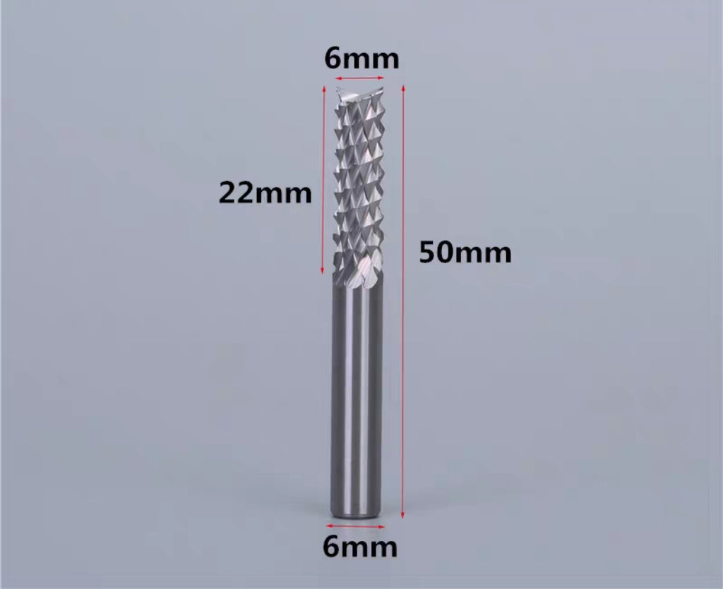 Corn end mill for carbonfiber