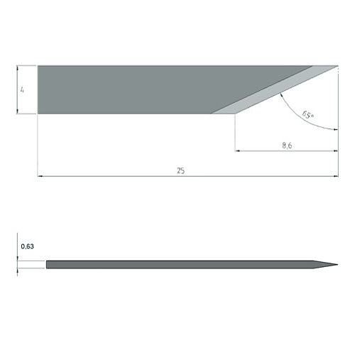 Summa 500-9801 Carbide Knife Blade