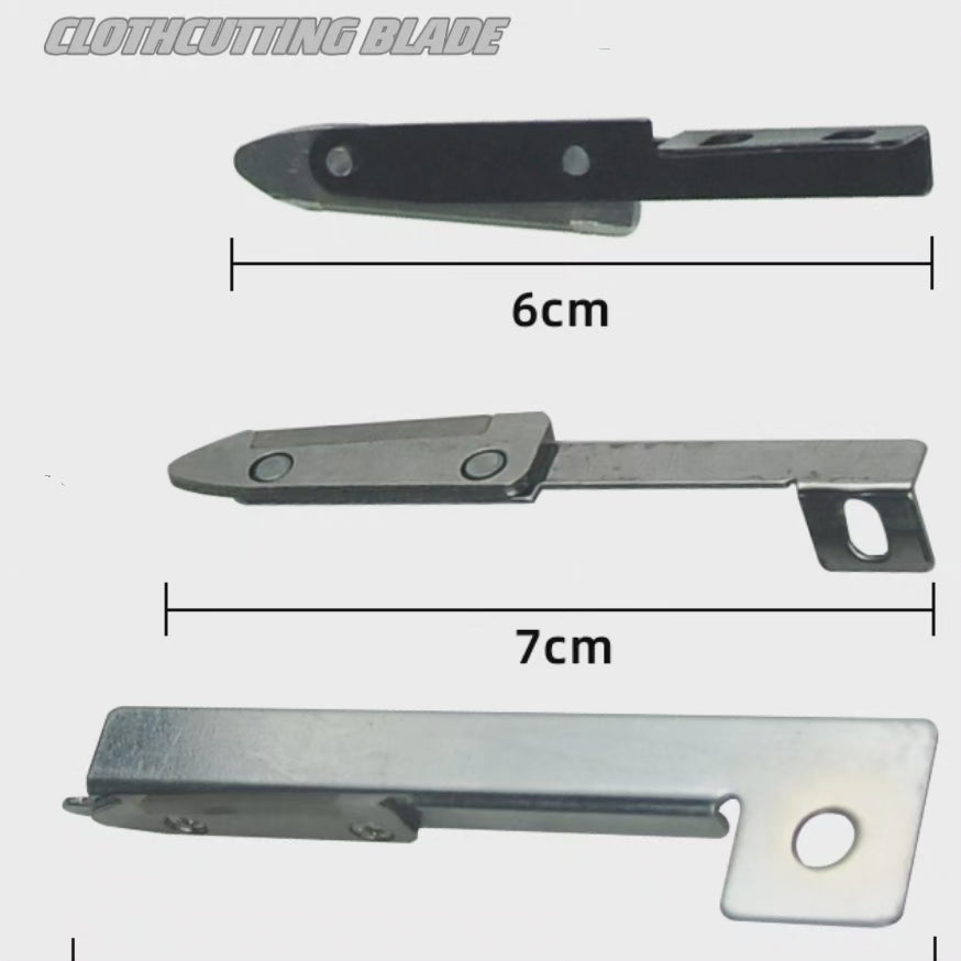 Cloth end cutting  blade