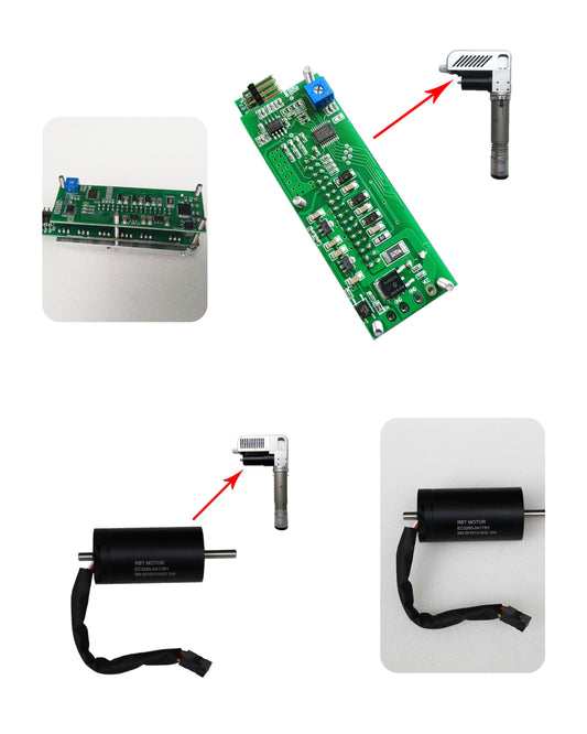 Motor & driver board for EOT tool