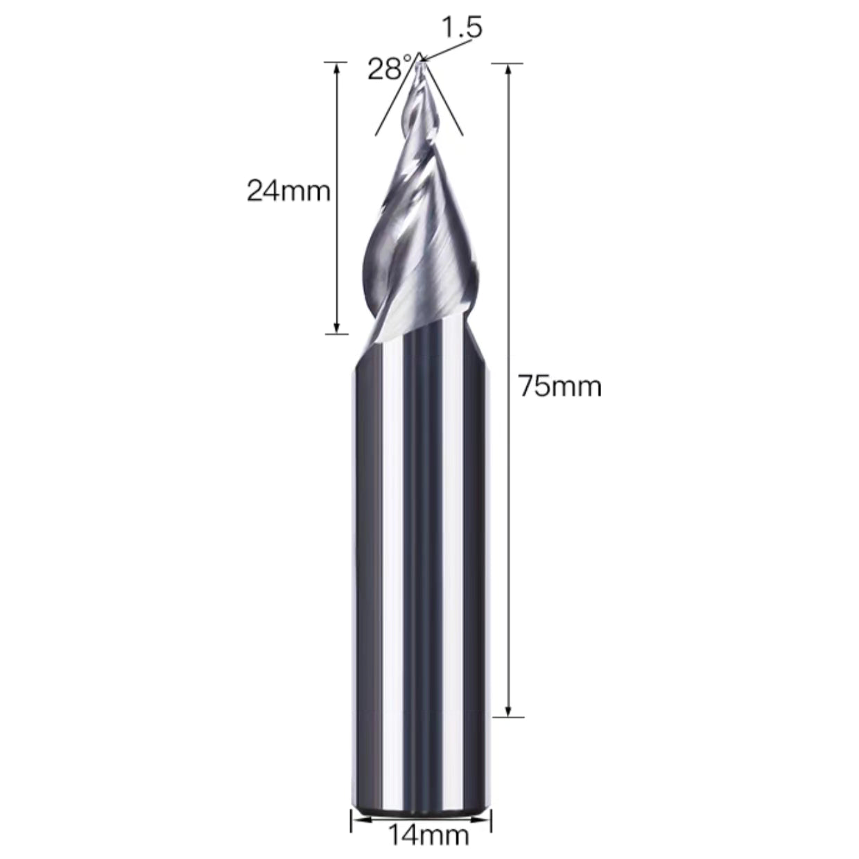 Mini Word Engraving Carbide bites