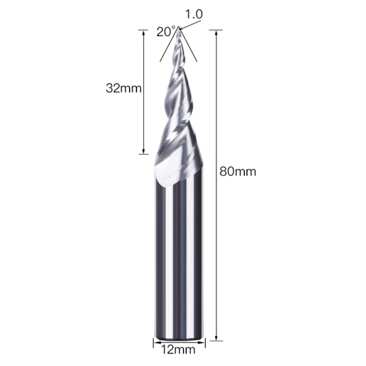 Mini Word Engraving Carbide bites