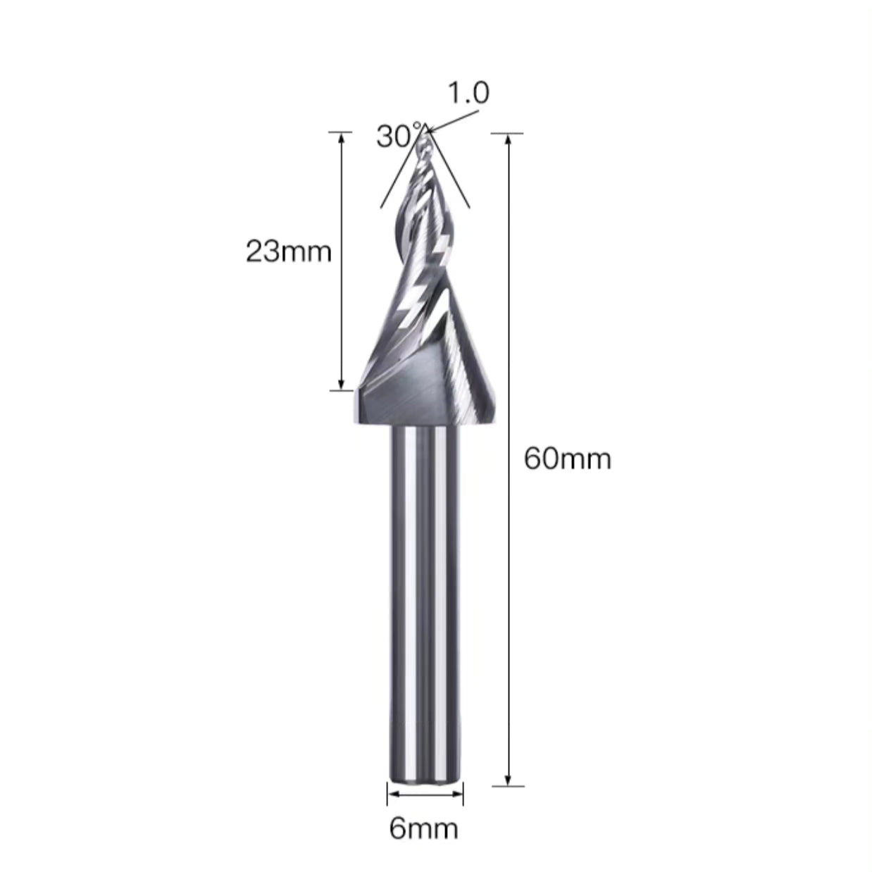Mini Word Engraving Carbide bites