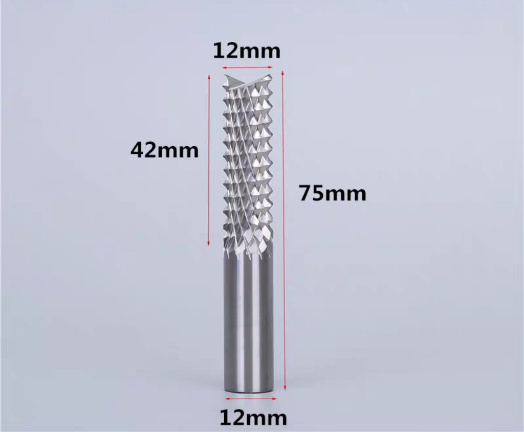 Corn end mill for carbonfiber