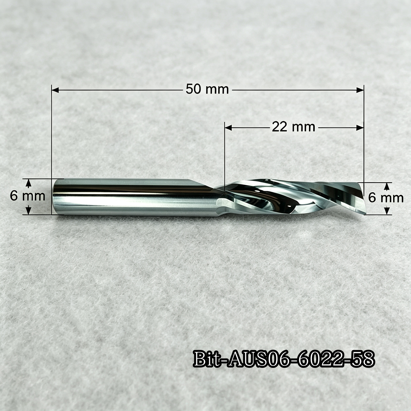 AUS06-6022-58 Solid Carbide Replacement Bit for Esko Kongsberg
